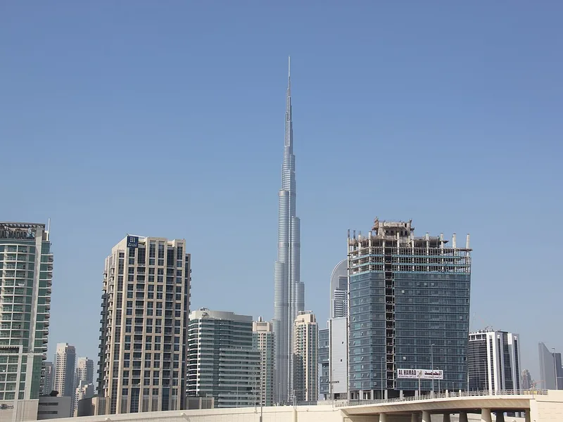 Burj Khalifa and the Dubai skyline, United Arab Emirates